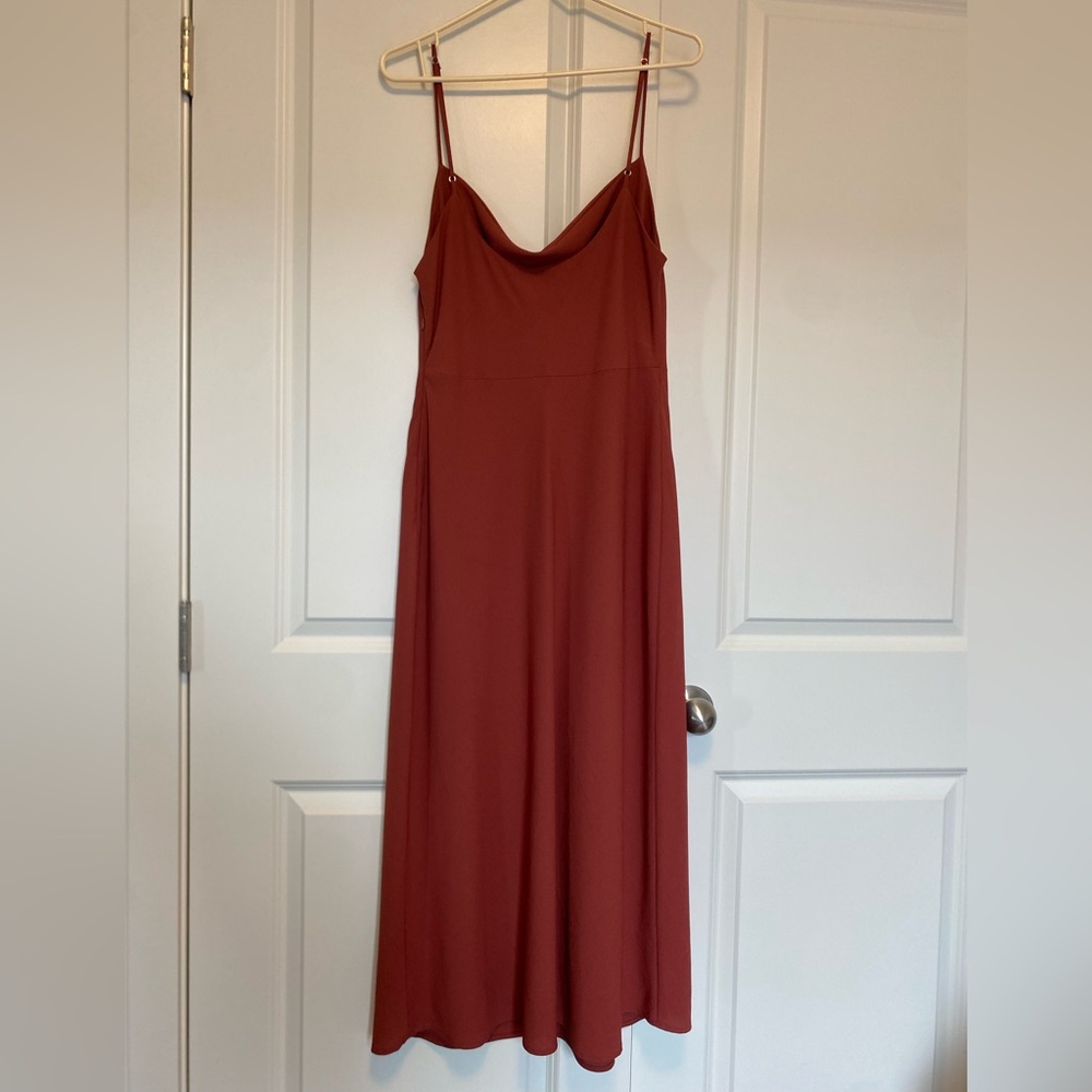 Large Park & Fifth Terracotta Dress - Picture 3 of 3